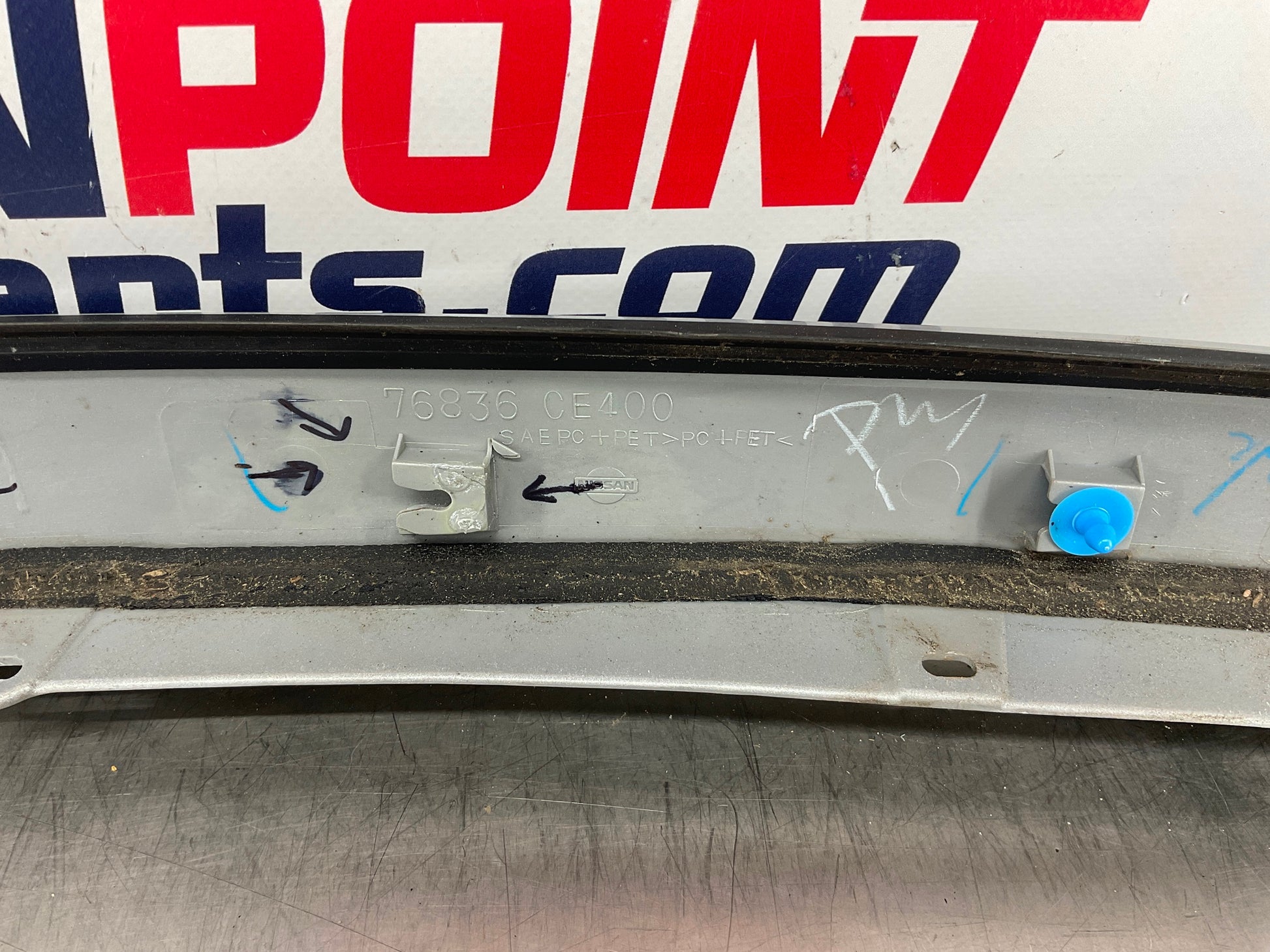 2006 Nissan 350Z Convertible Passenger Right Exterior A Pillar 76836 OEM 15BAJD2 - On Point Parts Inc