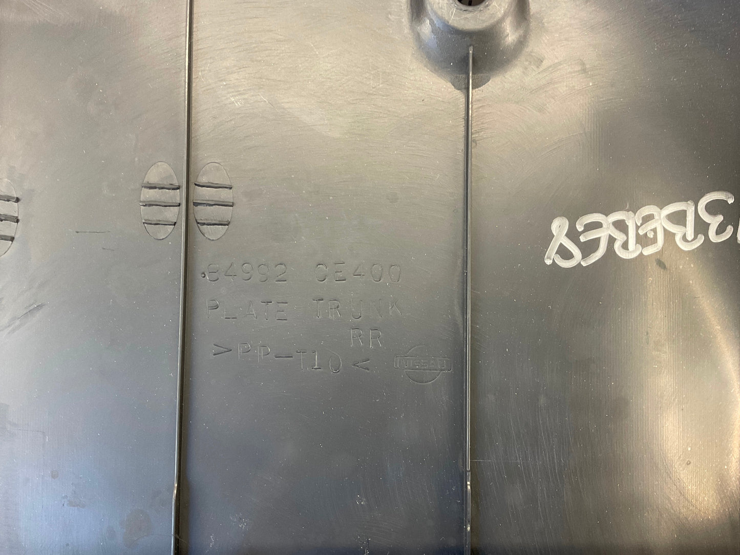 2005 Nissan 350Z Rear Interior Convertible Trunk Latch Trim 84992 OEM 13BEBE8 - On Point Parts Inc