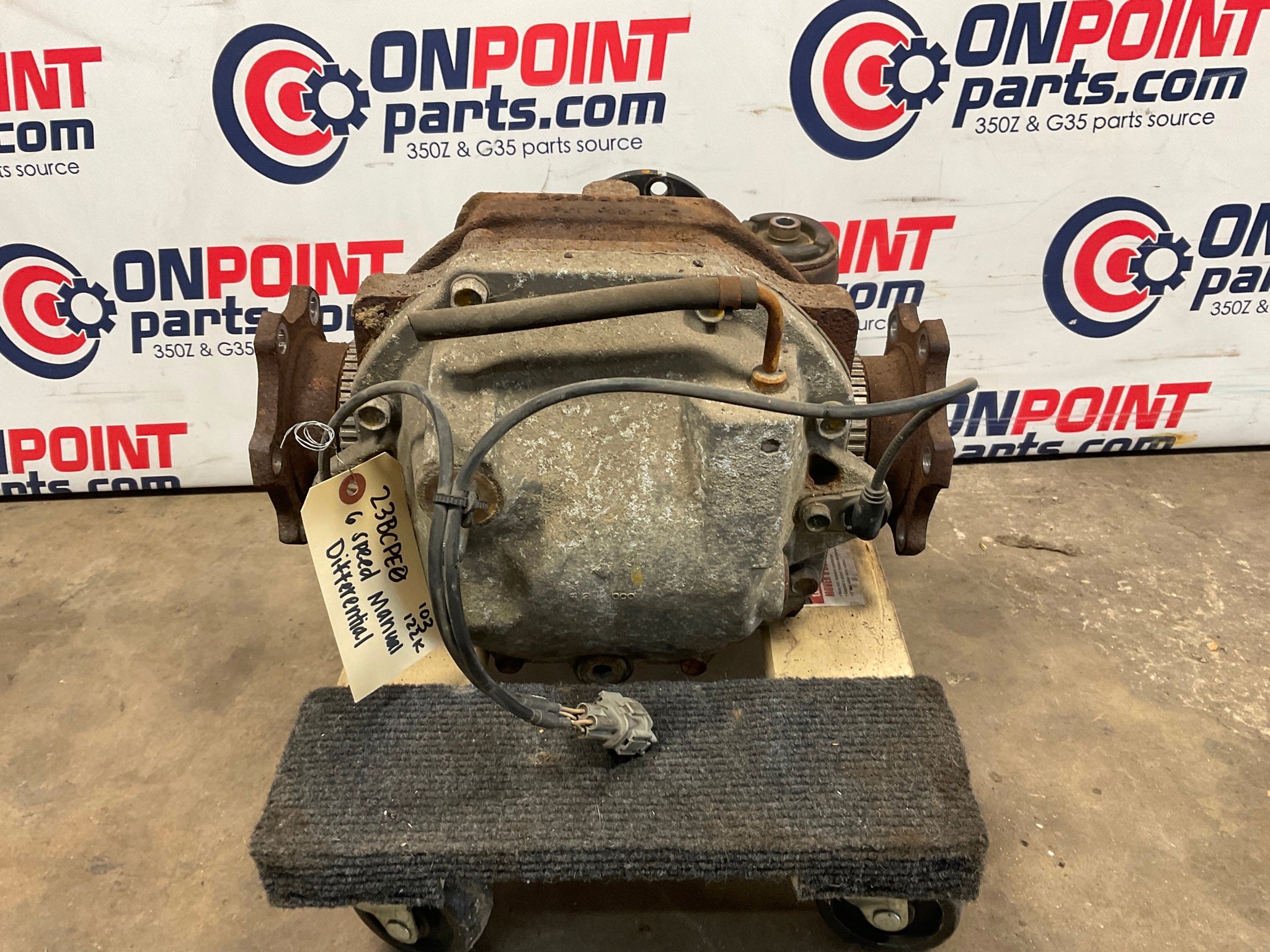 2003 Nissan 350Z VLSD Rear Differential 6 Speed Manual 3.54 122k