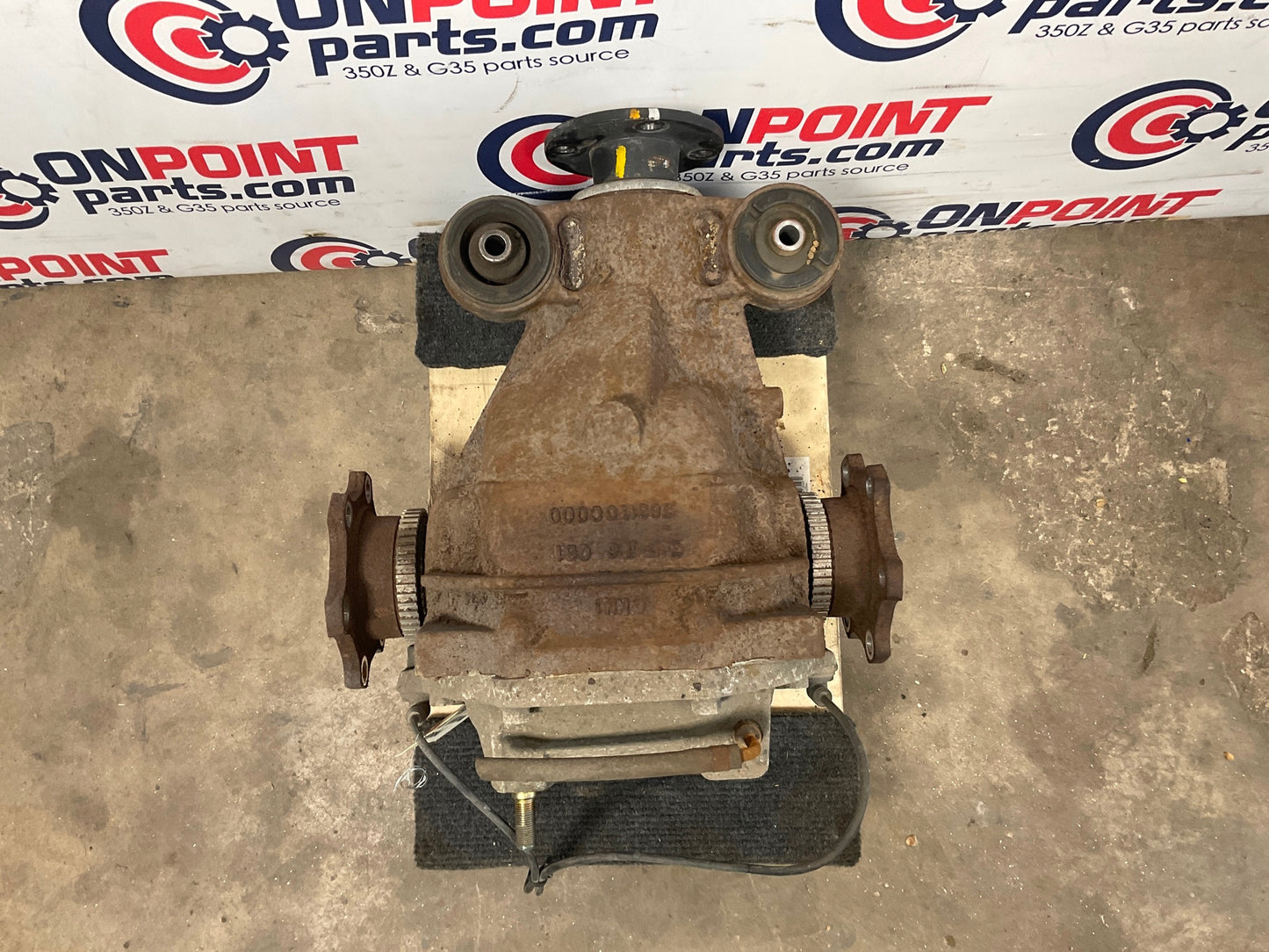 2003 Nissan 350Z VLSD Rear Differential 6 Speed Manual 3.54 122k OEM 23BCPE0 - On Point Parts Inc