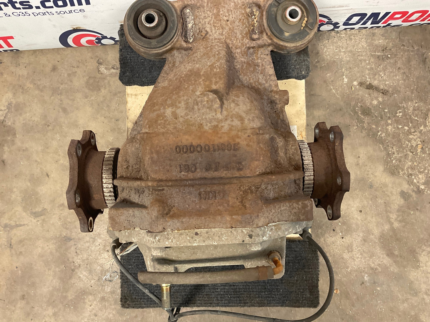 2003 Nissan 350Z VLSD Rear Differential 6 Speed Manual 3.54 122k OEM 23BCPE0 - On Point Parts Inc