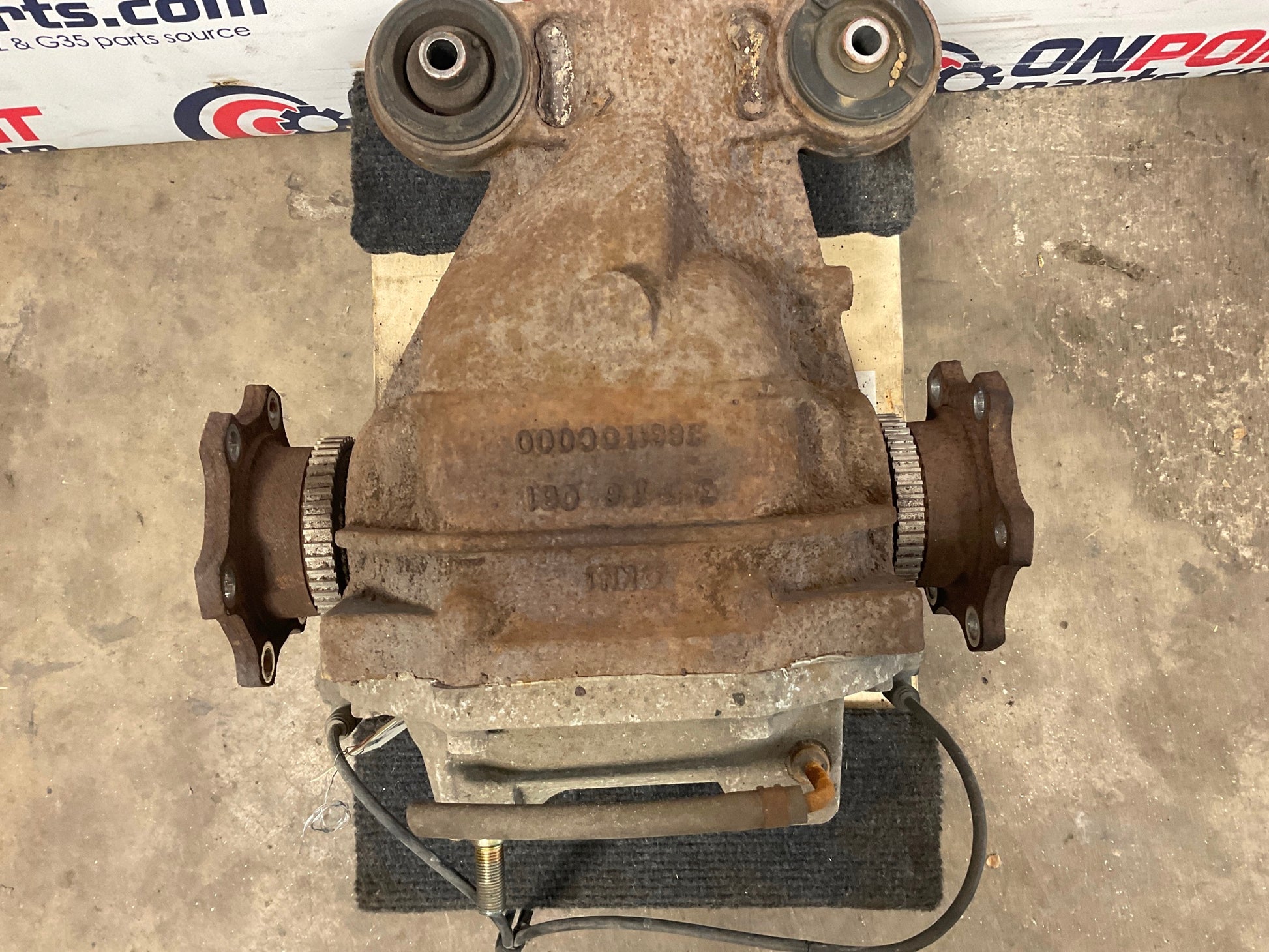 2003 Nissan 350Z VLSD Rear Differential 6 Speed Manual 3.54 122k OEM 23BCPE0 - On Point Parts Inc