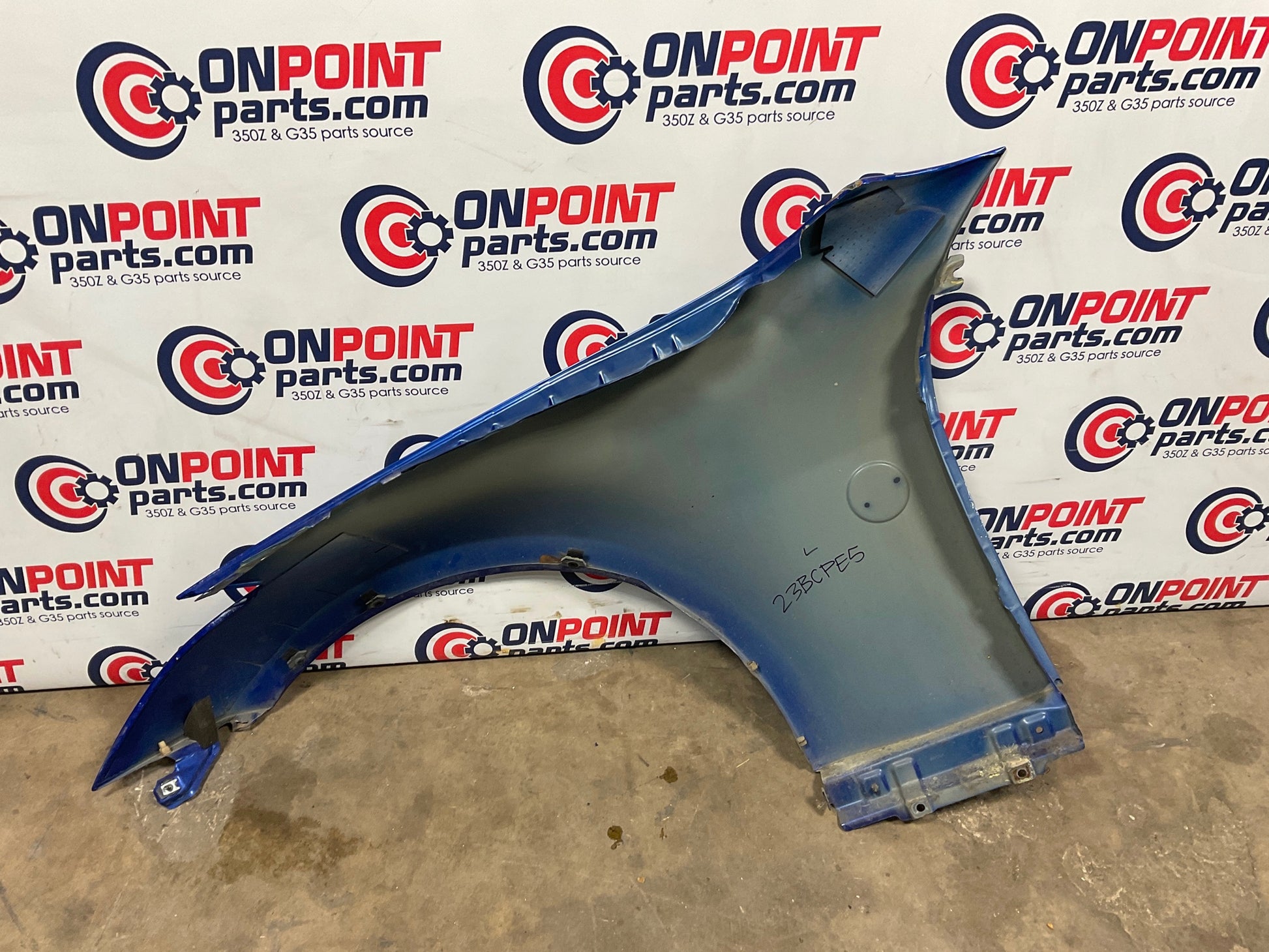 2003 Nissan 350Z Driver Left Front Fender OEM 23BCPE5 - On Point Parts Inc