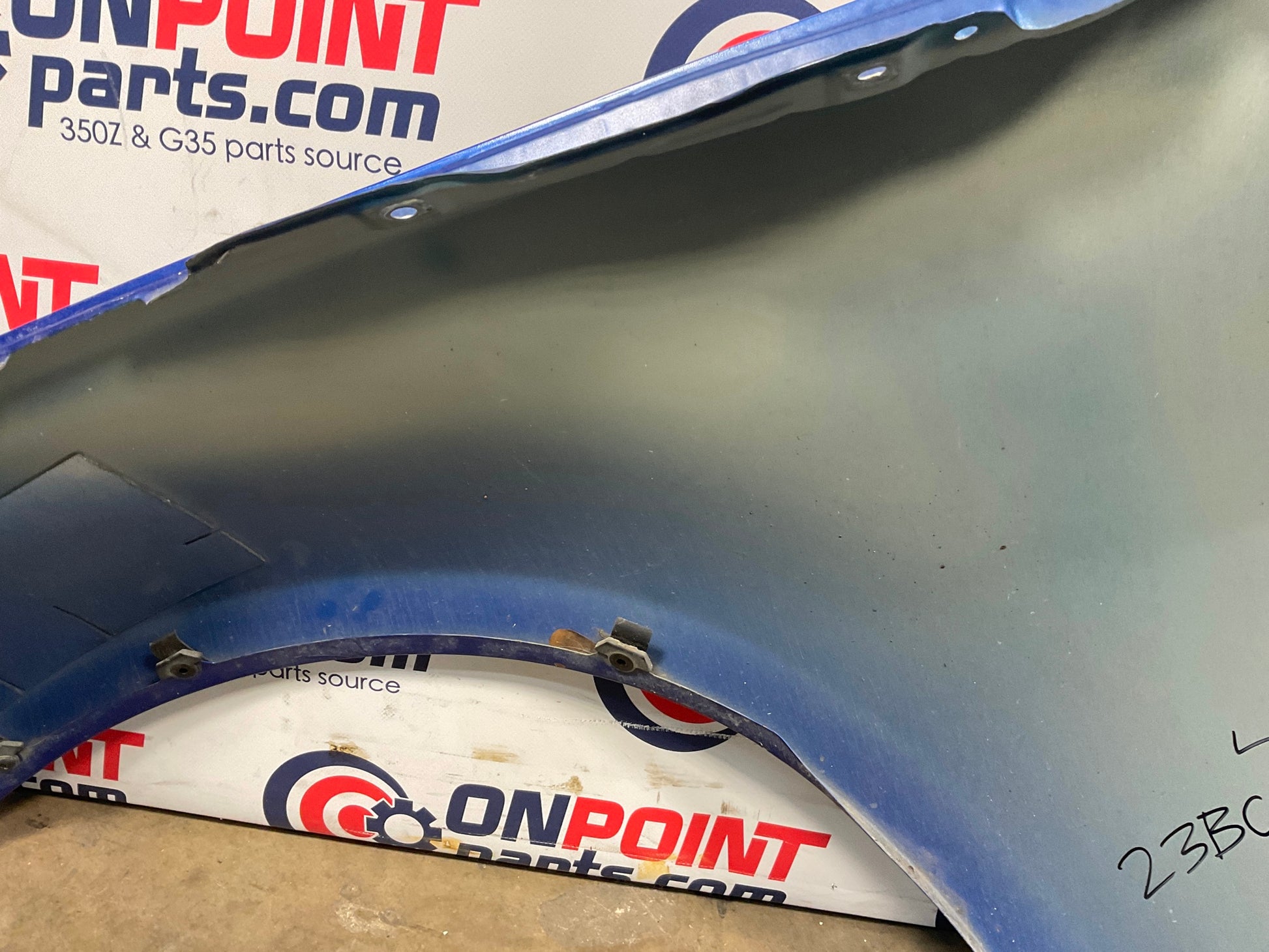 2003 Nissan 350Z Driver Left Front Fender OEM 23BCPE5 - On Point Parts Inc