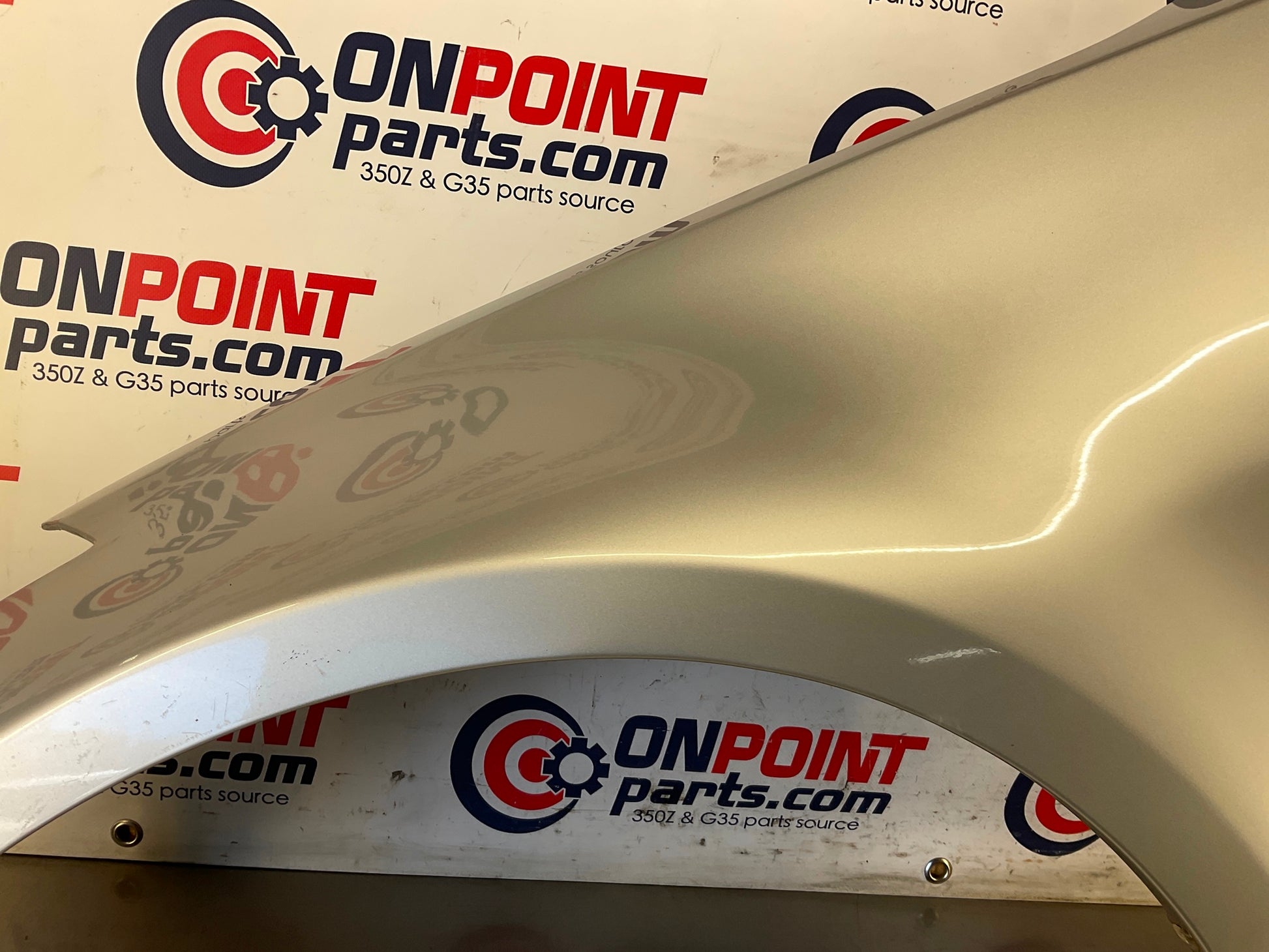 2006 Nissan 350Z Driver Left Front Fender with Emblem OEM 23BC9E5 - On Point Parts Inc
