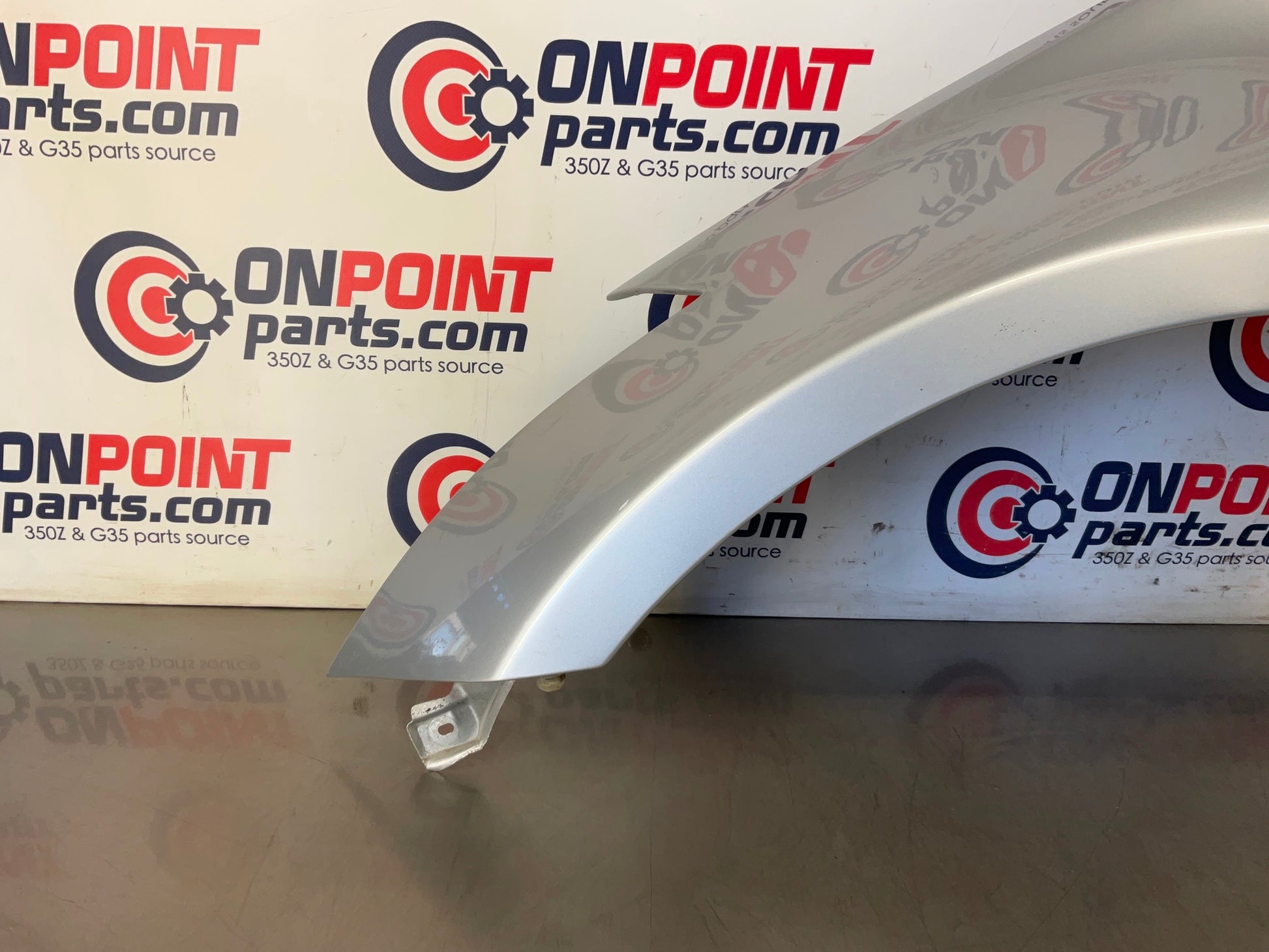 2006 Nissan 350Z Driver Left Front Fender with Emblem OEM 23BC9E5 - On Point Parts Inc