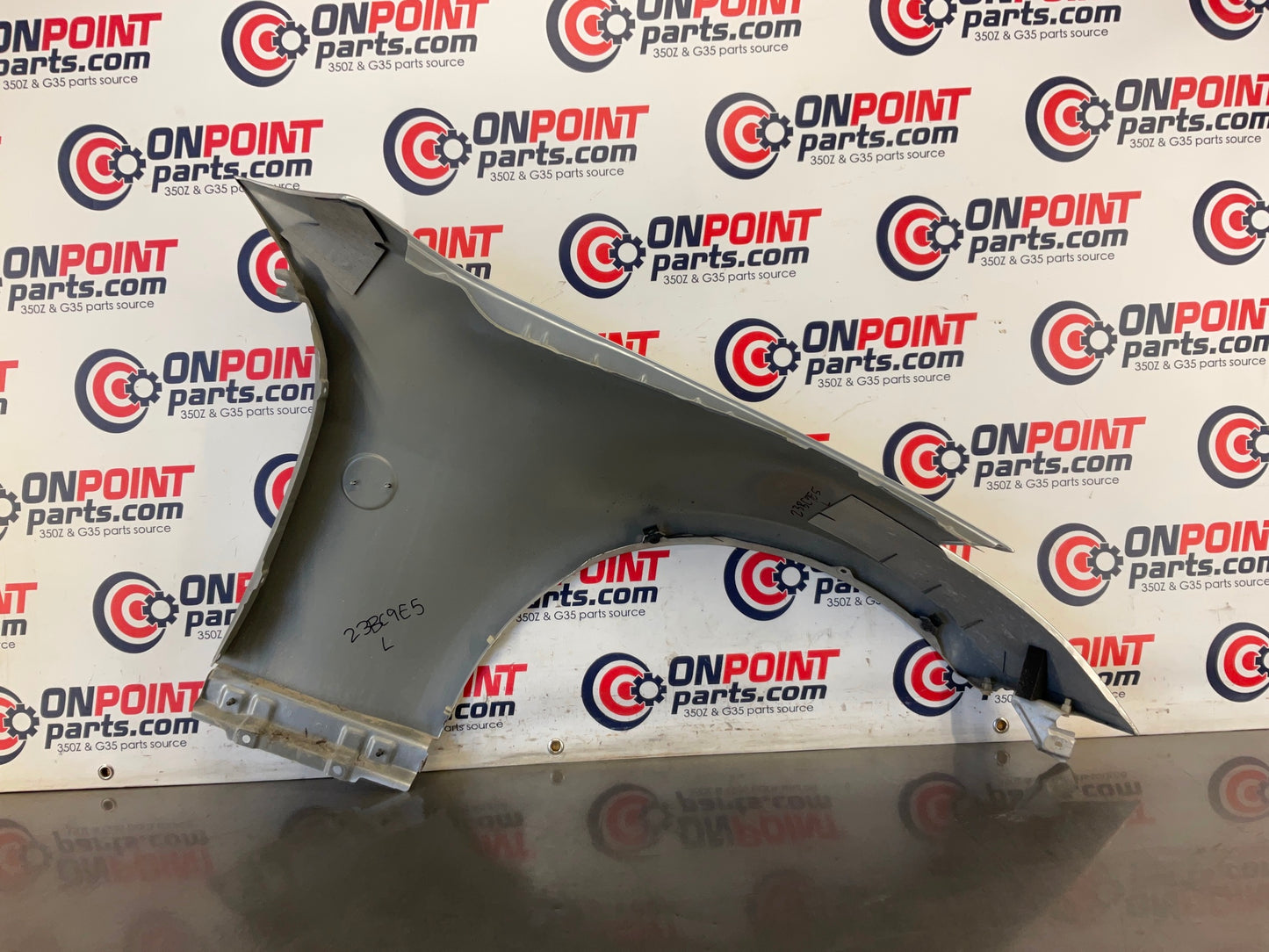 2006 Nissan 350Z Driver Left Front Fender with Emblem OEM 23BC9E5 - On Point Parts Inc