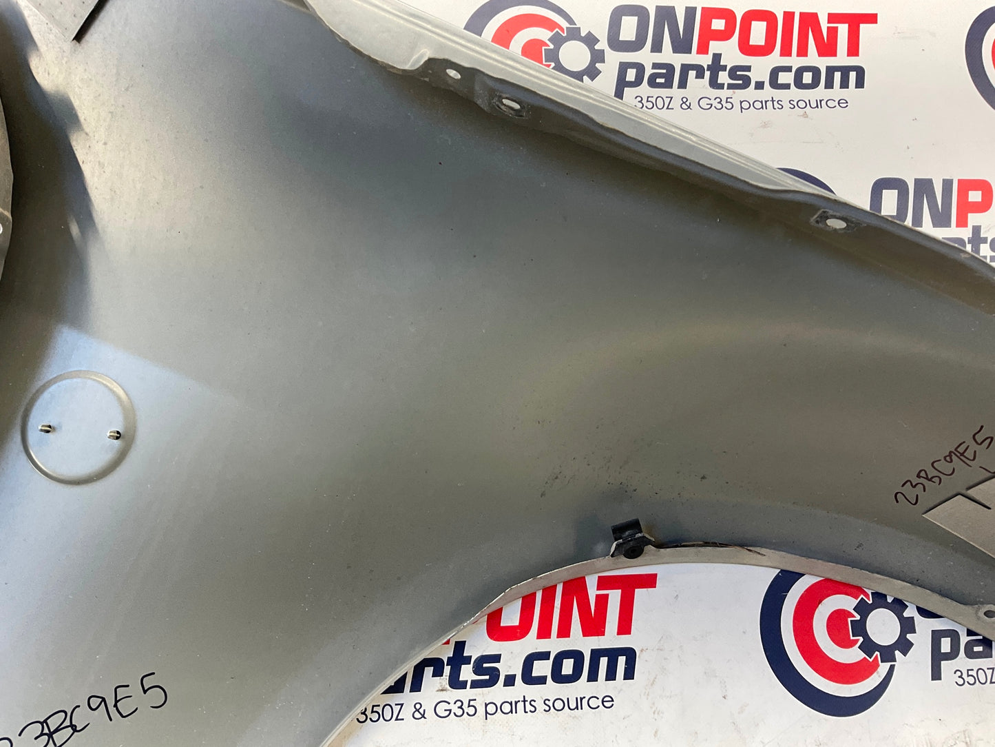 2006 Nissan 350Z Driver Left Front Fender with Emblem OEM 23BC9E5 - On Point Parts Inc