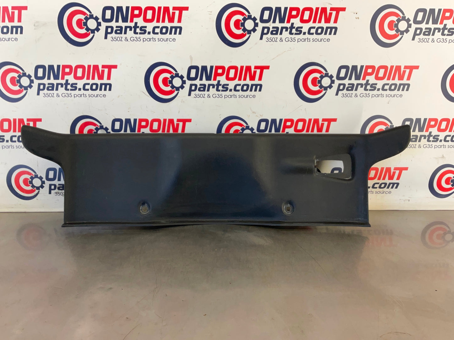 2006 Nissan 350Z Convertible Rear Trunk Latch Trim 84992 OEM 23BC9E8 - On Point Parts Inc