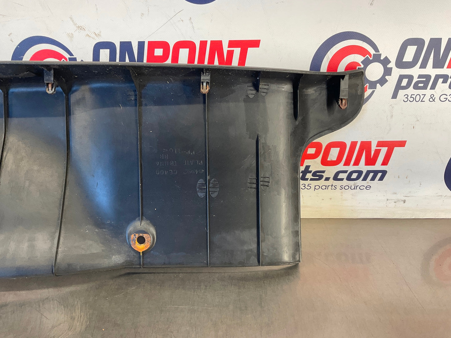 2006 Nissan 350Z Convertible Rear Trunk Latch Trim 84992 OEM 23BC9E8 - On Point Parts Inc